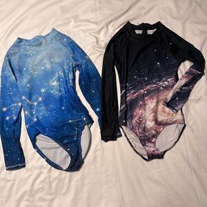 Girls Size 8 Rash Guard Long Sleeve Swimsuits for Girls UPF 50